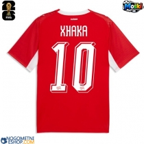 Moški Nogometni dresi Švica Granit Xhaka #10 Domači SP 2026 Kratek Rokav